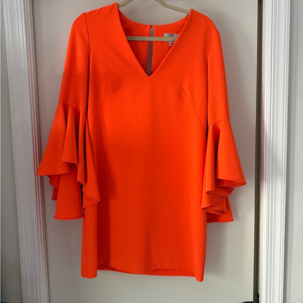 Milly Orange Italian Mini dress